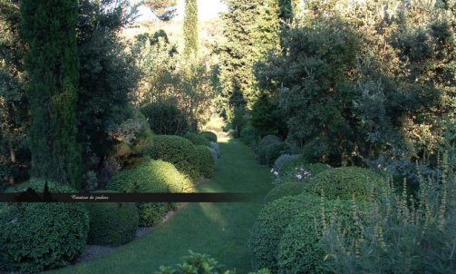 création d'espaces verts à Saint Rémy de Provence