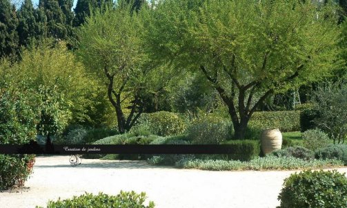 création d'espaces verts à Saint Rémy de Provence